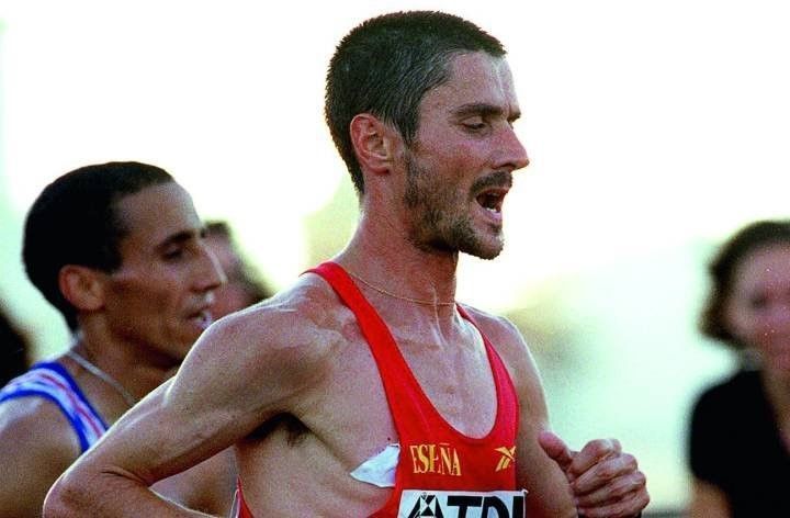 martin fiz corriendo maratón