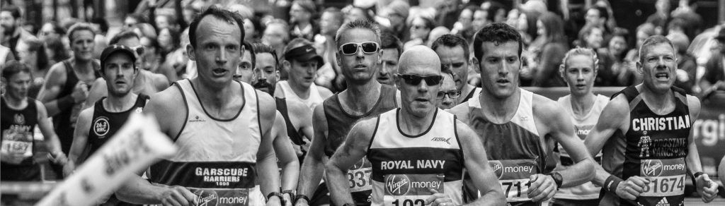 Runners durante una Maratón
